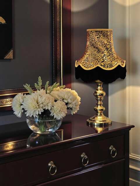 Leopard Print Table Lampshade Ceiling Pendants Floor Standard Lamp Shades Candle Clip Wall Lights Animal Print Fabric - image 1