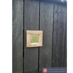 Small Medieval Gothic Stud Mirror - thumbnail 1