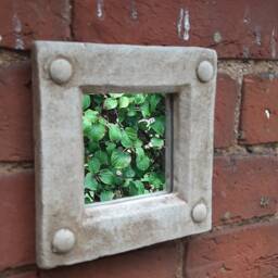 Small Medieval Gothic Stud Mirror - thumbnail 3
