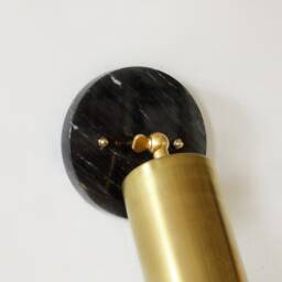 Adjustable Farmhouse Brass & Marble Sconce Lamp Lighting Wall Light Kitchen Bathroom Lights Vanity - thumbnail 4