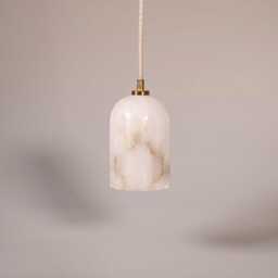 Urania - Alabaster Pendant Light, High Ceiling Lamp, Chandelier - thumbnail 3