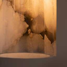 Urania - Alabaster Pendant Light, High Ceiling Lamp, Chandelier - thumbnail 2