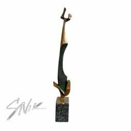 Torso, H58cm, Stoycho Nikiforov - Bronze Sculpture, Unique, Original & Certified