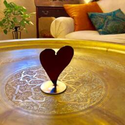 steel Heart Sculptures - One Large Heart - thumbnail 2