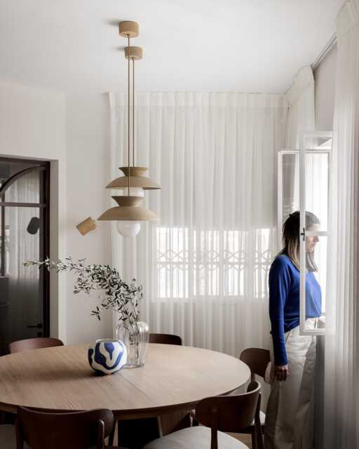 Ceramic Pendant Light, Nordic Kitchen Hanging Lamp, Ceiling Light Fixture, Modern Mid-Century Decor - image 1