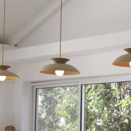 Ceramic Pendant Light, Nordic Kitchen Hanging Lamp, Ceiling Light Fixture, Modern Mid-Century Decor - thumbnail 2