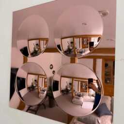 Nine - 9 Lunaria Rose Gold Orb Convex Panels - thumbnail 2