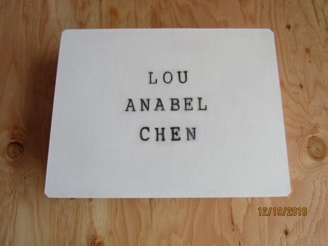 Keepsake Box Large White Baby's Name 11.5 X 9 3.5 - image 1