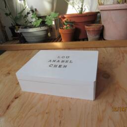 Keepsake Box Large White Baby's Name 11.5 X 9 3.5 - thumbnail 3