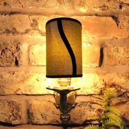 Larsen Hemingway - Handmade, Candle Clip Half Shield Lampshade For Wall Lights - thumbnail 2