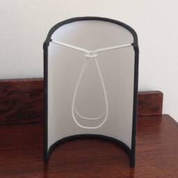 Larsen Hemingway - Handmade, Candle Clip Half Shield Lampshade For Wall Lights - thumbnail 3