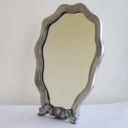 A Table Mirror, Frame Made Of Cast Aluminum - thumbnail 3