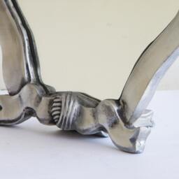 A Table Mirror, Frame Made Of Cast Aluminum - thumbnail 4