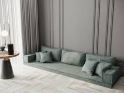 Arabic Floor Sofa Set - Washable Modular Couch, Custom Seating - thumbnail 1