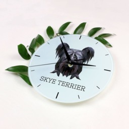 A Clock With A Skye Terrier Dog. New Collection The Geometric Dog - thumbnail 2