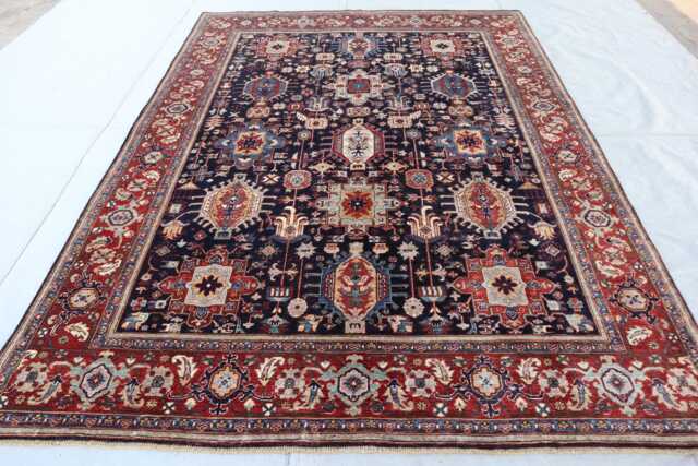 6'6x8'7 Kazak Farmhouse Brand New Rug, Small Handmade Medallion Wool Afghan Luxury Design Bedroom Livingroom Office D??cor Rug - image 1