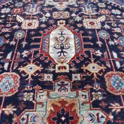6'6x8'7 Kazak Farmhouse Brand New Rug, Small Handmade Medallion Wool Afghan Luxury Design Bedroom Livingroom Office D??cor Rug - thumbnail 2