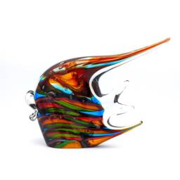Murano Glass Fish Statue Sommerso Marine Sculpture, Made in Italy - thumbnail 1