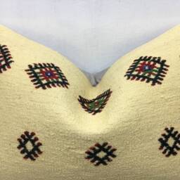 Vintage Turkish Kilim Pillow Cover, Handwoven Wool Accent - 16x24 - thumbnail 2