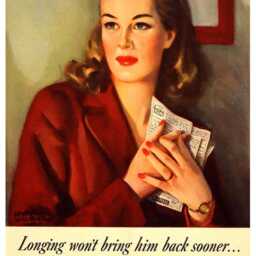 "Reprint Of A Ww2 Us Female Industry Recruitment Poster - ""Get A War Job" - thumbnail 3