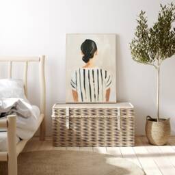 Abstract People Art - Mid Century Art, Modern Wall Minimalist Print, Living Room Female Figure - thumbnail 3