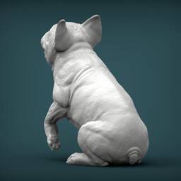 3D Printed French Bulldog Figurine Home Decor - thumbnail 3