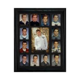 "School Years Picture Frame - Personalized Holds Twelve 2.5"" X 3.5"" School-Year Photos & 5"" 7" - thumbnail 1