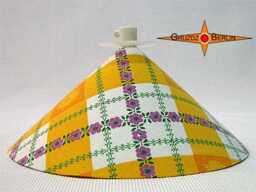 Yellow Hanging Lamp in Retrodesign Sunny Vintage Pendant With Diffuser Many Sizes Of Your Choice - thumbnail 4