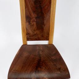 Lounge Chair in Highly Figured Walnut & White Oak - thumbnail 4