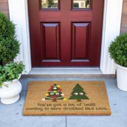 Christmas Doormat You've Got A Lot Of Balls Brush Door Mat Pun Front Decor Gift Xmas Festive Holidays - thumbnail 3