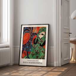 Baya Mahieddine Art Print Algerian Artist Exhibition Wall Decor - thumbnail 2