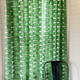 1 Pair Of Green Curtain Collection, Modern Curtains, Window Treatments, Emerald Green Drapes Boho Bohemian Decor - thumbnail 2