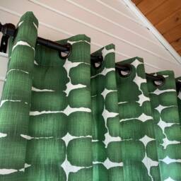 1 Pair Of Green Curtain Collection, Modern Curtains, Window Treatments, Emerald Green Drapes Boho Bohemian Decor - thumbnail 4
