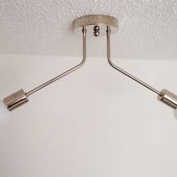 Twin Arm Flush Mount - Modern Ceiling Light Atomic Bathroom Dining Room Lighting Hallway Kitchen Bedroom Ul Listed - thumbnail 3