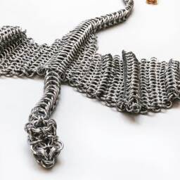 Chainmail 3D Animal Flying Dragon With Golden Tail - thumbnail 2