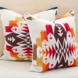 Tucson Pillow Cover, Southwestern Wool Cover - Made To Order - thumbnail 2