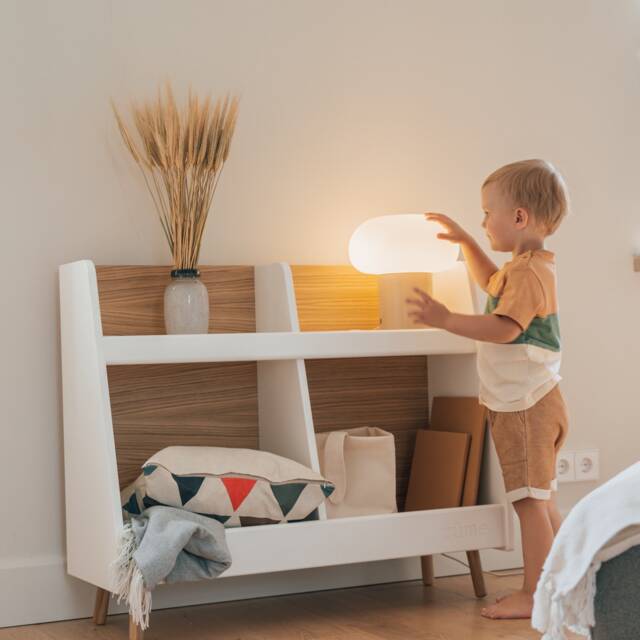 Book & Toys Scandic Montessori Storage Box, Shelf For Kids Nursery - image 1
