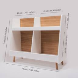 Book & Toys Scandic Montessori Storage Box, Shelf For Kids Nursery - thumbnail 4