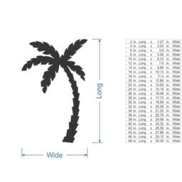 Unfinished Wooden Palm Tree Cutout Diy Wall Art Decor - thumbnail 3