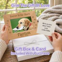 "Forever Dog Memorial Picture Frame, ""My"" Or ""Our" - thumbnail 2