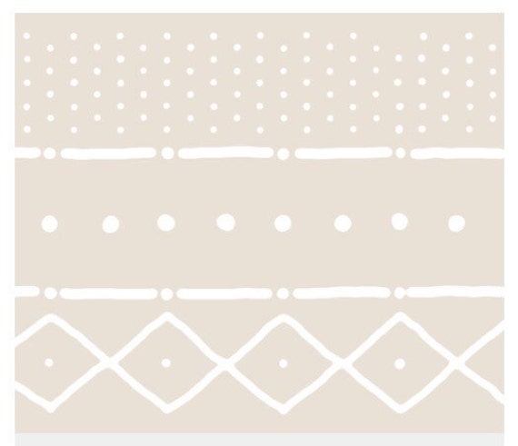 Crib Sheet Bone Mudcloth Baby Crib Sheet, Bedding, Modern Nursery, Monochrome Accessory