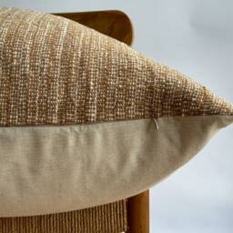 Handwoven Hemp Pillow Cover Vintage Karen Tribal Design - thumbnail 3
