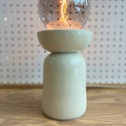 Handmade Ceramic Table Lamp, Mid-Century Modern Style - thumbnail 4