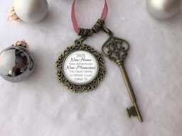Personalized New Home Ornament 2025 Bronze Or Silver Keepsake - thumbnail 1