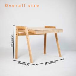 Adjustable Desk - Wooden Kids Table Personalized For Toddler Children Desk -Personalized Gift -Homeschool - thumbnail 2