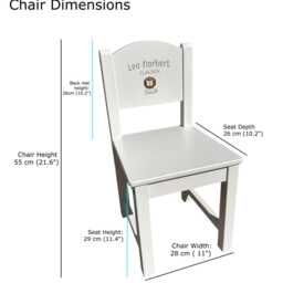 Personalised Kid's Chair - Custom Engraved Children's Furniture - thumbnail 3