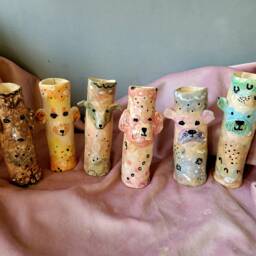 Find Your Dog Vases Ceramic Handmade Vase & Plant Pot. Succulent Cactus Custom Dog. Pottery Gift. Terracotta. Gift Idea. Dogs - thumbnail 4