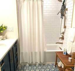 White Linen Shower Curtains - Mildew-Free, 72x72, 72x85, 72x94 Custom Curtain Extra Long Or Wide - thumbnail 1