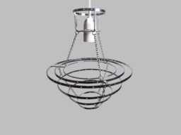 Tiered Classic Chandelier Lampshade Frame For Making Unique Hanging Light Easy Fit Shade Pendant Lamp Make Your Own Chic Ceiling Upycle - thumbnail 1