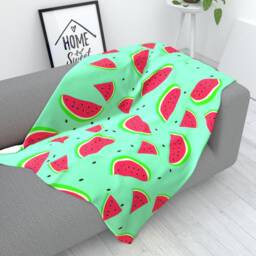 Blanket Throws - Melon - thumbnail 1